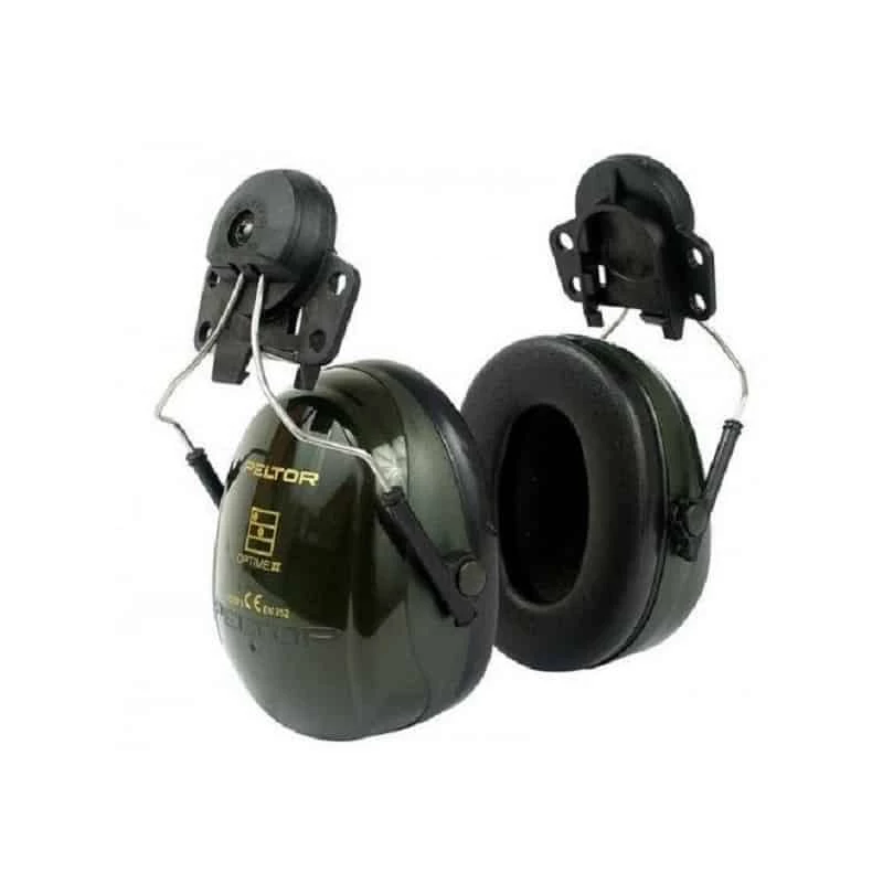 Protection Auditive 3M Coquilles Anti-bruit Vertes Pour Casque PELTOR OPTIME II - H520P3 3 Protection Auditive 3M Coquilles Anti-bruit Vertes Pour Casque PELTOR OPTIME II - H520P3