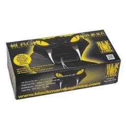 AUTRES MARQUES Gants De Protection BLACK MAMBA Boite De 100 Gants Jetables Nitrile Noir - BLM0500