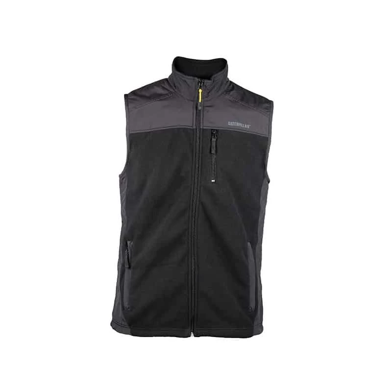 Gilet De Travail CATERPILLAR Gilet Polaire Sans Manches Noir Momentum - 1322033 3 Gilet De Travail CATERPILLAR Gilet Polaire Sans Manches Noir Momentum - 1322033