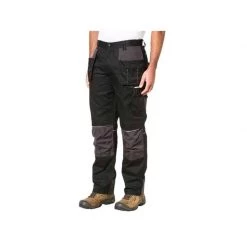 Pantalon De Travail CATERPILLAR Pantalon Artisan Noir/graphite Skilled OPS - 1810002