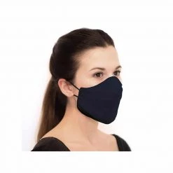 Protection Respiratoire Creyconfe W&W Masque Lavable Microfibre Adulte - Noir