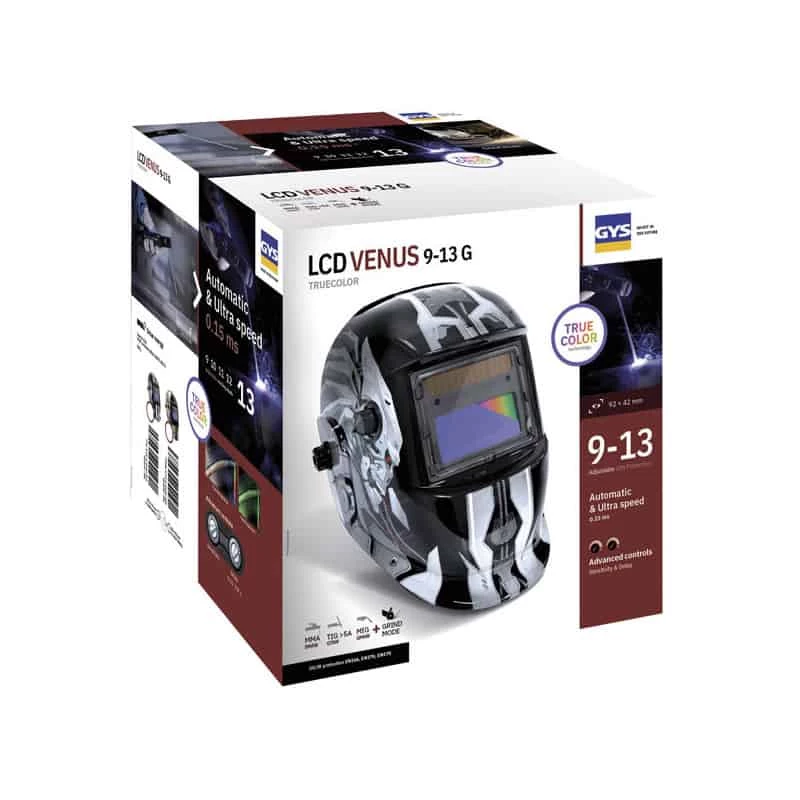 Protection Des Yeux GYS Masque LCD VENUS 9/13 G True Color 4 Protection Des Yeux GYS Masque LCD VENUS 9/13 G True Color – Image 2