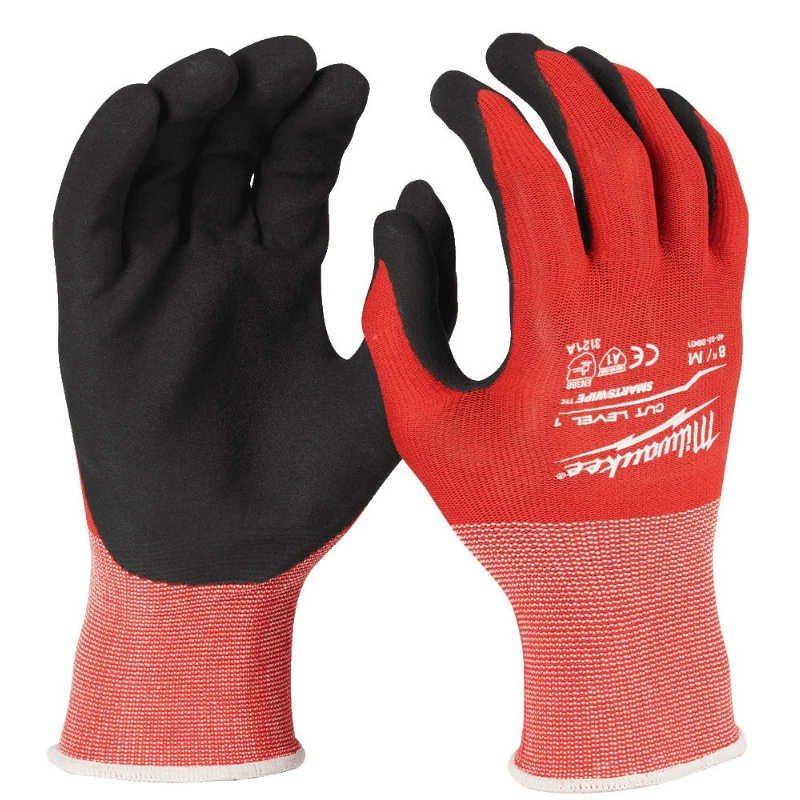 Gants De Protection MILWAUKEE Paire De Gants Anti-coupure Niveau 1/A - 4932471416 2 Gants De Protection MILWAUKEE Paire De Gants Anti-coupure Niveau 1/A - 4932471416