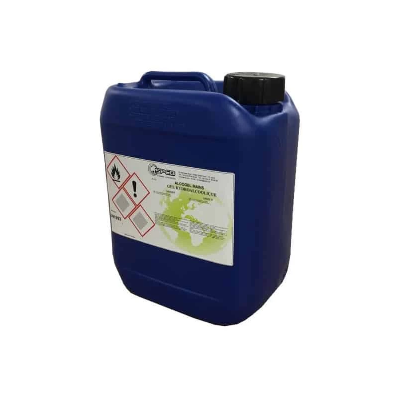 Produit D'hygiène SPCB Gel Hydro Alcoolique - Bidon 5 Litres 2 Produit D'hygiène SPCB Gel Hydro Alcoolique - Bidon 5 Litres
